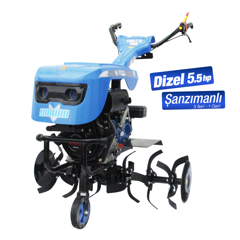 Yaman Dizel İpli Çapalama Makinesi 5.5 HP