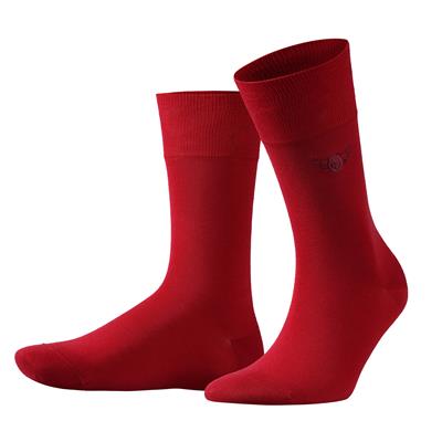 3'lü Düz Renkli Merserize Çorap Kırmızı Mor Haki