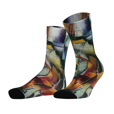 Abstract Unique Desenli Çorap