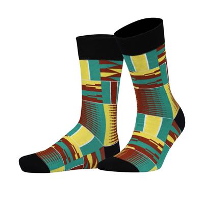 Afrika Tarzı Etnik Desenli Çorap
