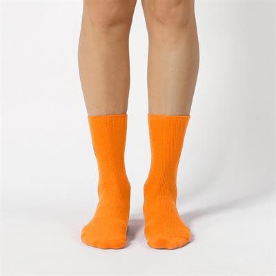 Colorcool Meyve Nakışlı 3'lü Renkli Kadın Çorabı Yeşil Turuncu Sarı