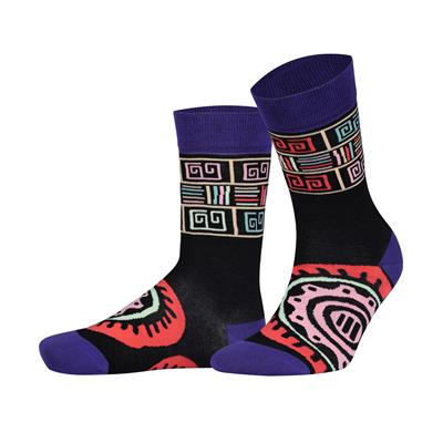 Inca Etnik Desenli Çorap