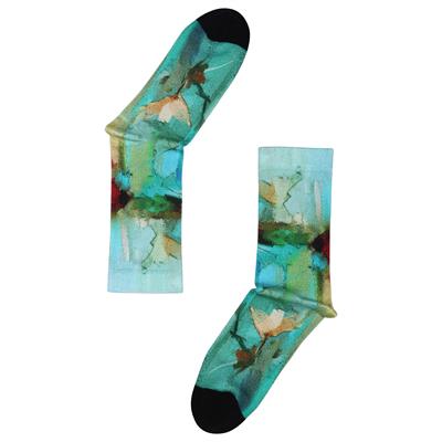 Mystery Blue Unique Desenli Çorap