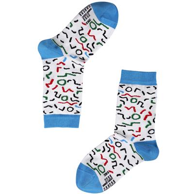 Scratch Retro Desenli Çorap