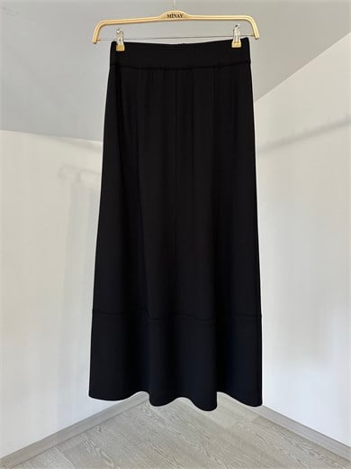 5807 Parçalı Etek-Siyah