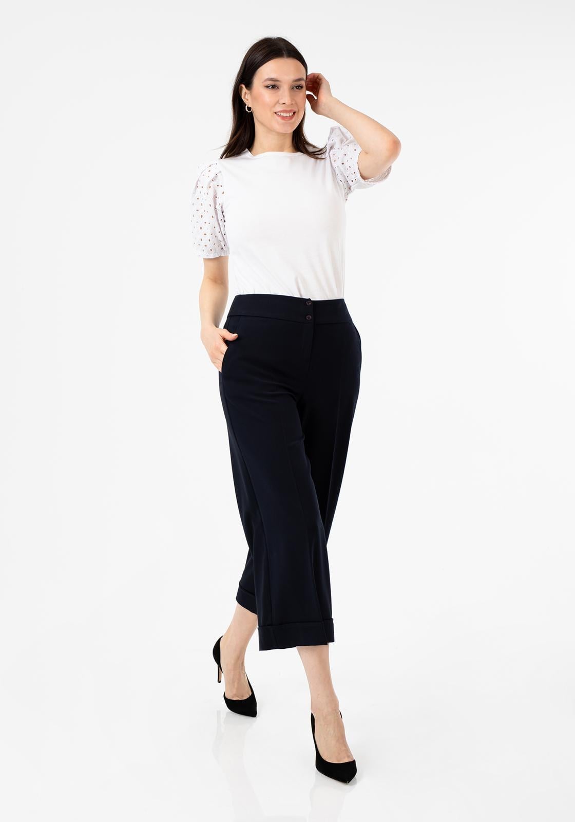 10007 Duble Paça Pantolon-Laci