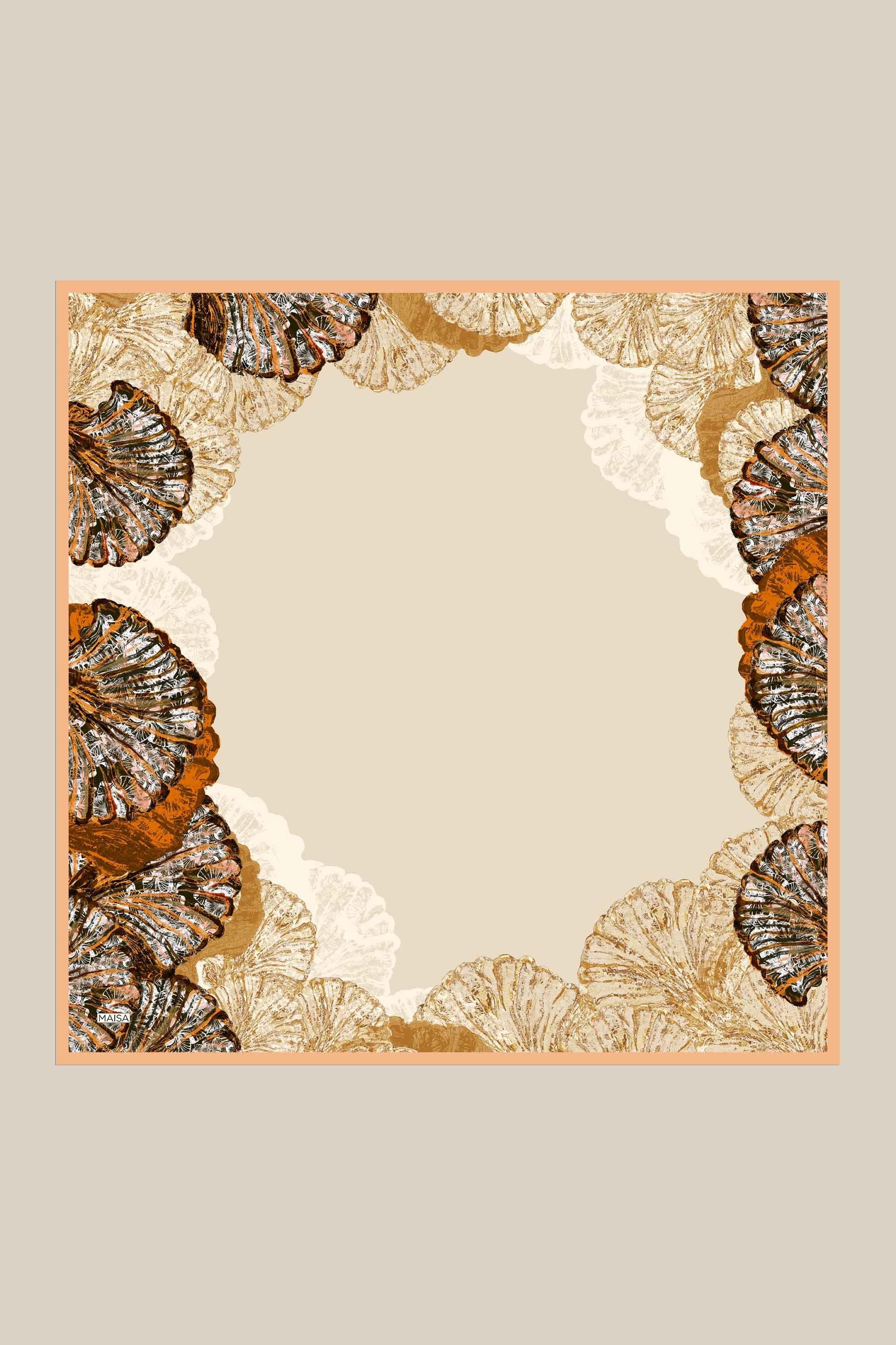 16542 Maisa Sayra Mulberry Eşarp-Bej