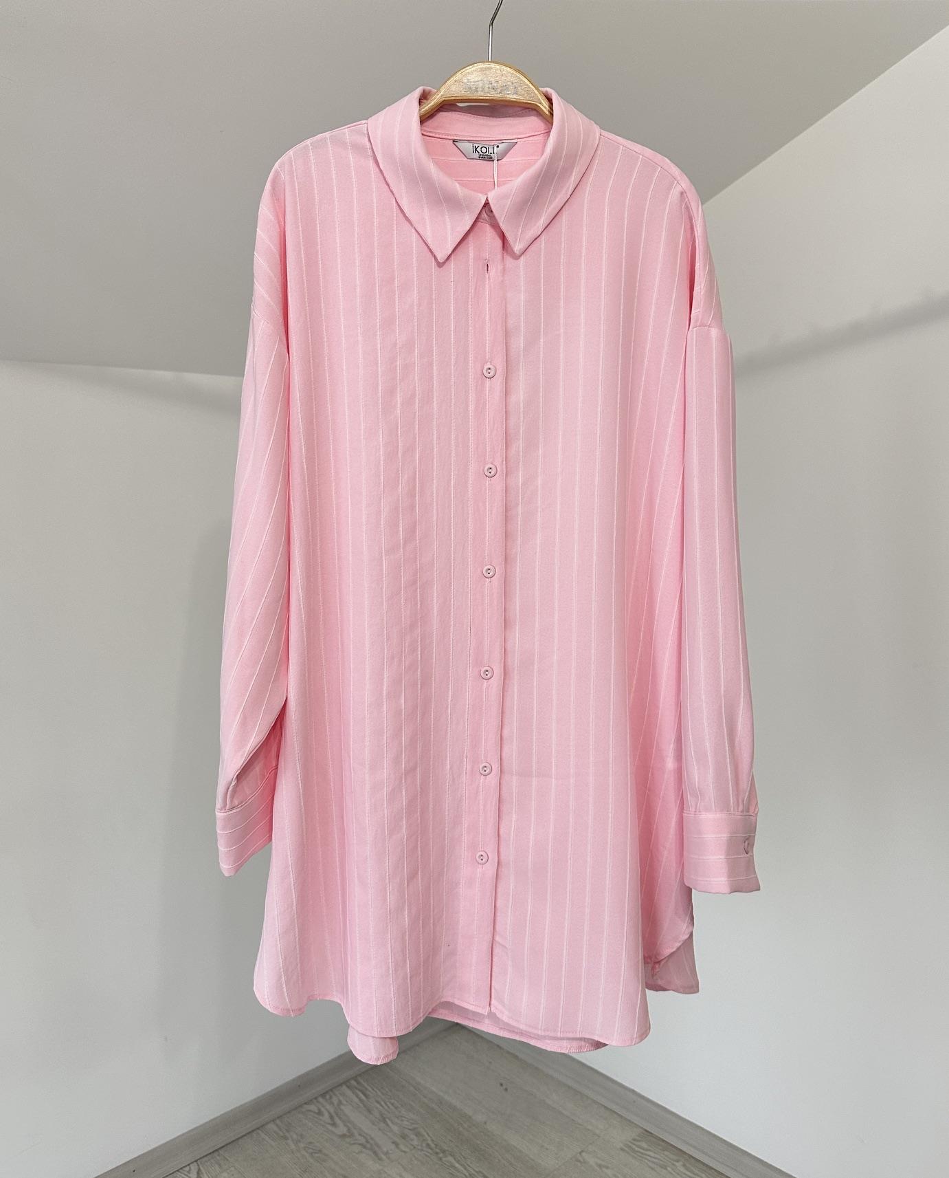 27268 Rahat Kalıp Gömlek-Pembe