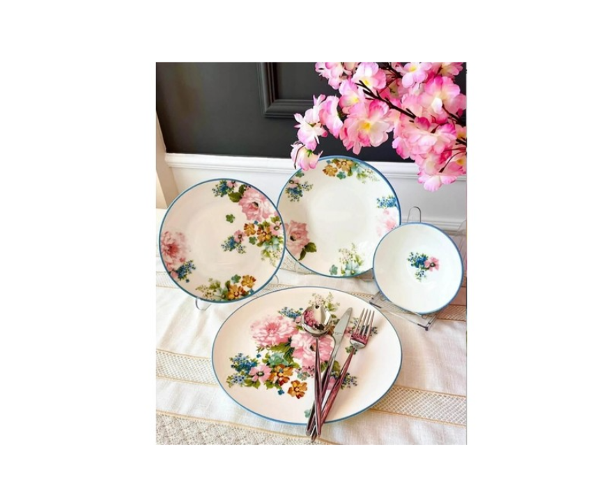 BONNA SPRİNG 24 PARÇA BONE YEMEK SETİ