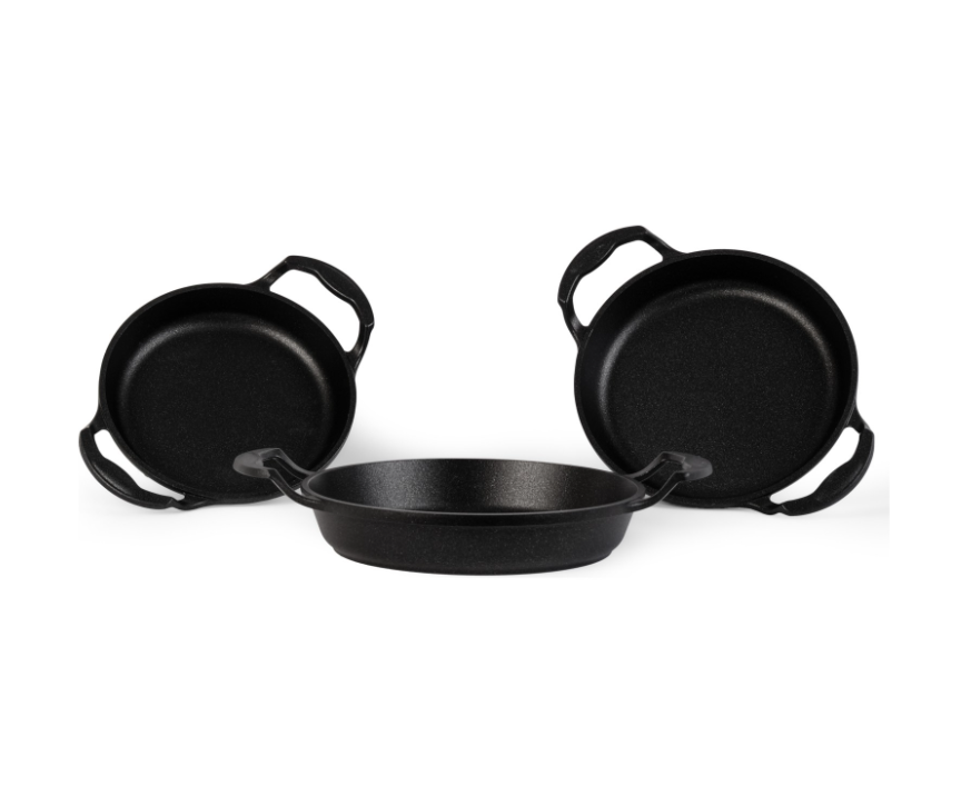 FABCİO VERONA 3'LÜ SAHAN SETİ-SİYAH