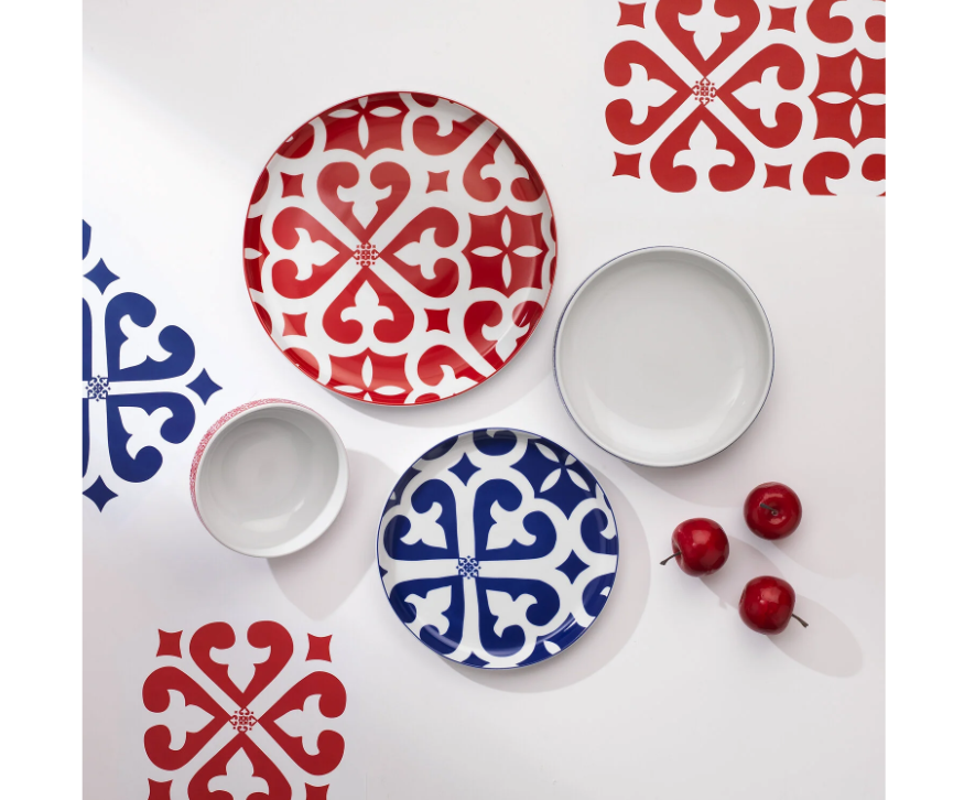 SCHAFER ARTY YEMEK TAKIMI 24 PARÇA-ASORTİ