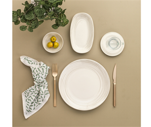 SCHAFER FARİNA KAHVALTI TAKIMI-32 PARÇA-KREM