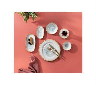 SCHAFER SHARON KAHVALTI TAKIMI 32 PARÇA-SU YEŞİLİ