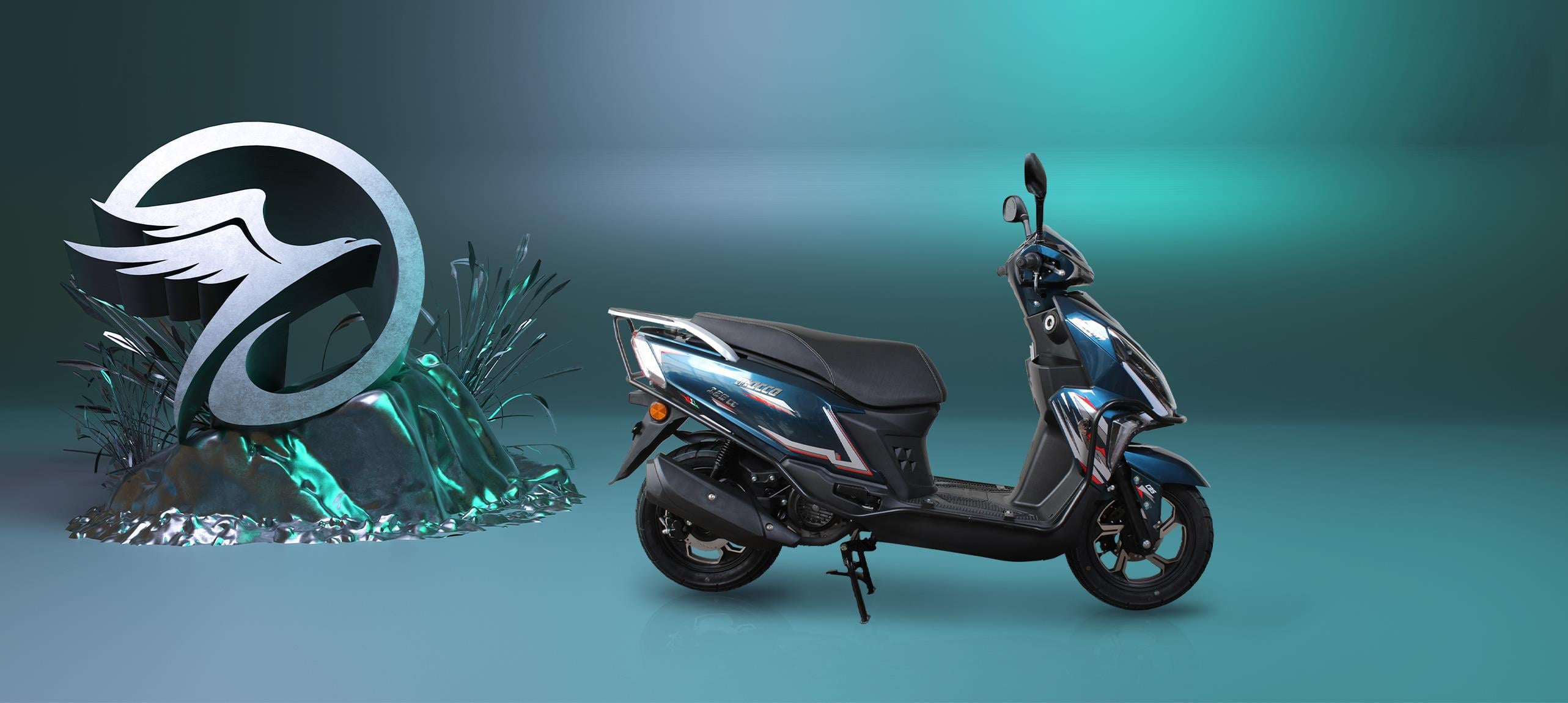 FALCON SCOOTER MOCCO 125 GRİ(FÜME)