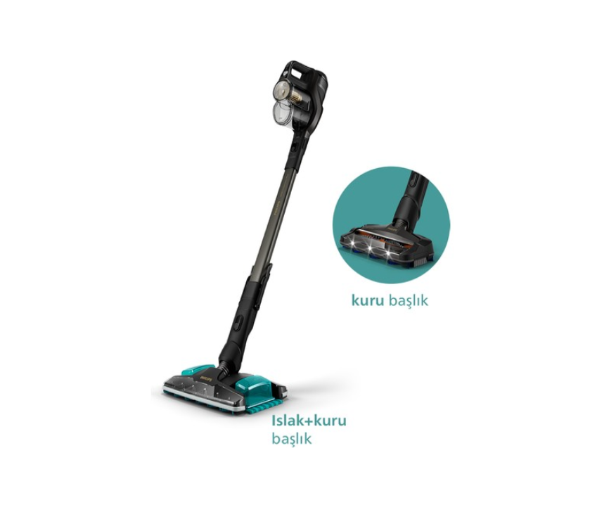 PHILIPS XC8349/01 HIGHLANDER AQUA TOTAL CLN KABLOSUZ SÜPÜRGE
