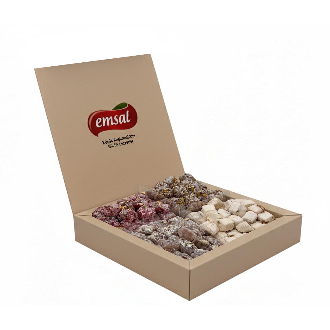 KUŞ LOKUM ÖZEL HEDİYELİK KUTU MİX 1000 G