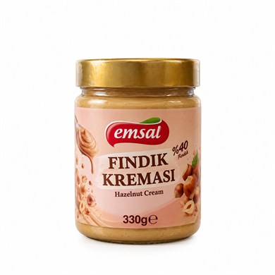 EMSAL FINDIK KREMASI PARÇACIKLI 330 G 