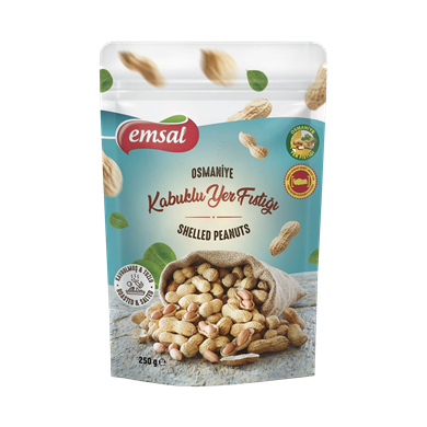 Emsal Kavrulmuş Tuzlu Kabuklu Osmaniye Yer Fıstığı 250 gr