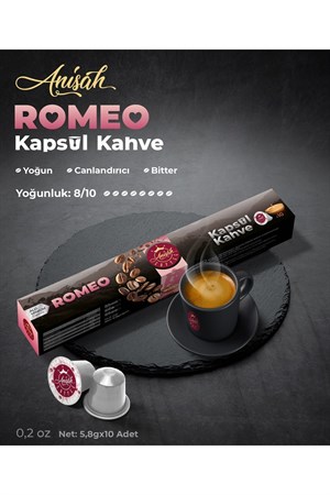 Anisah Coffee Kapsül Kahve Seti Bolivar Genoa Romeo ve Extra Aroma 40 Adet