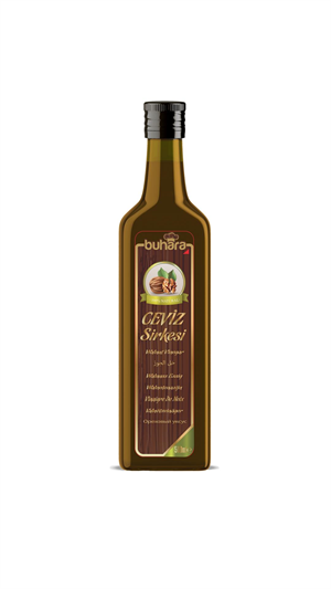 BUHARA 100% DOĞAL CEVİZ SİRKESİ CAM ŞİŞE 500 ML - BUHARA