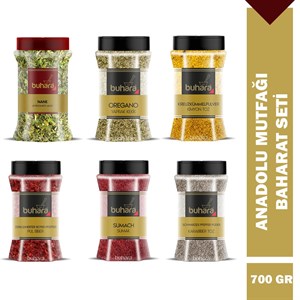 BUHARA ANADOLU MUTFAĞI BAHARATI 6lı SET 700 Gr