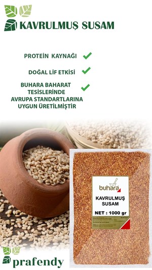 BUHARA KAVRULMUŞ SUSAM 1000 GR 