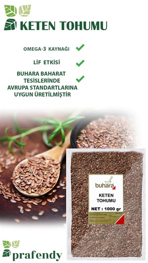 BUHARA KETEN TOHUMU TANE 1000 gr