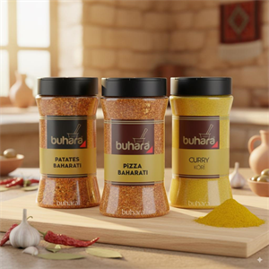 Buhara (Pizza,Patates,Köri) Baharat 3lü Set