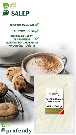 BUHARA SAHLEP AROMALI TOZ İÇECEK 1000 GR
