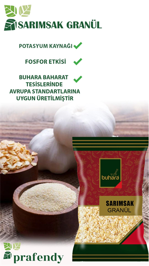 BUHARA SARIMSAK GRANÜR 40 GR 