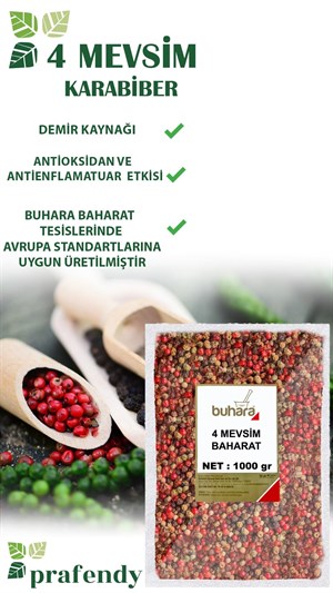 BUHARA TOPTAN 4 MEVSİM BAHARAT 1 KG x 10 Ad - 10 KG
