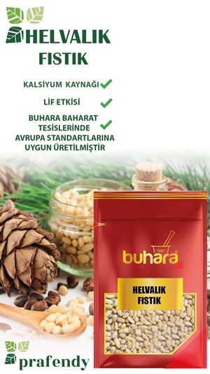 BUHARA TOPTAN DOLMALIK HELVALIK YER FISTIK 80 GR x 12 Ad.