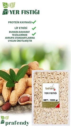 BUHARA TOPTAN DOLMALIK / HELVALIK YER FISTIĞI 1 KG x 10 Ad - 10 KG