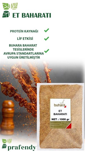 BUHARA TOPTAN ET BAHARATI 1 KG x 10 Ad - 10 KG