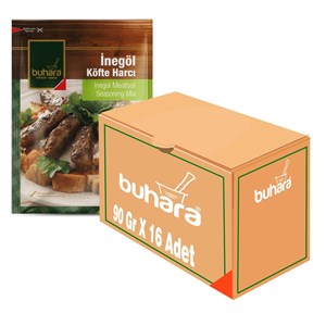 BUHARA TOPTAN İNEGÖL KÖFTE HARCI 90 GR  x 16 Ad.
