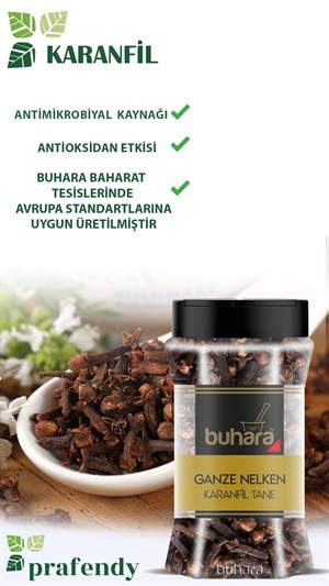BUHARA TOPTAN KARANFİL TANE 90 GR x 12 Ad. PET