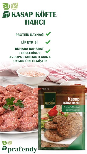 BUHARA TOPTAN KASAP KÖFTE HARCI 90 GR  x 16 Ad.
