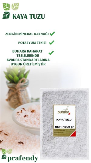 BUHARA TOPTAN KAYA TUZU 1 KG x 10 Ad - 10 KG