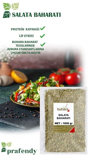 BUHARA TOPTAN SALATA BAHARATI 1 KG x 10 Ad - 10 KG