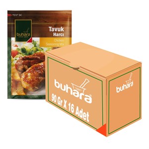 BUHARA TOPTAN TAVUK HARCI 90 GR  x 16 Ad.