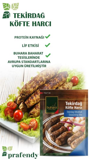 BUHARA TOPTAN TEKİRDAĞ KÖFTE HARCI 90 GR x 16 Ad.