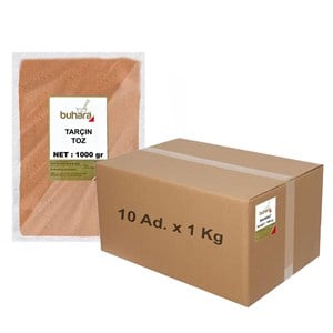 BUHARA TOPTAN TOZ TARÇIN 1 KG x 10 Ad - 10 KG