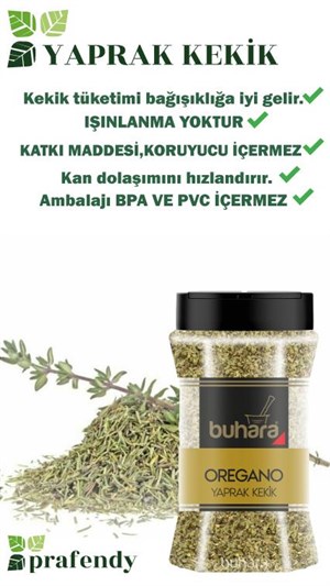 BUHARA TOPTAN YAPRAK KEKİK 40 GR x 12 Ad. PET