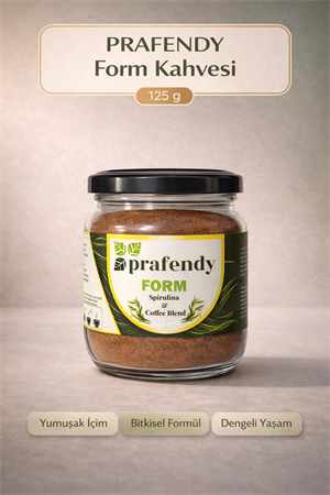 PRAFENDY FORM SPIRULINA KAHVE 125g