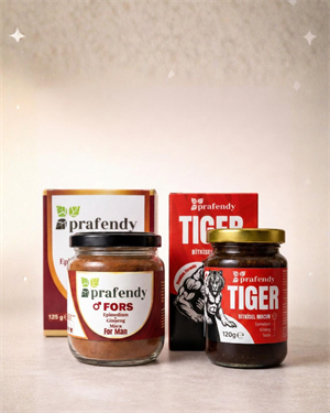 Prafendy FORS Kahvesi 125g + TIGER Bitkisel Macun 120g Erkeklere Özel Kombin Set