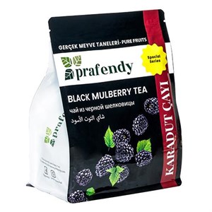 PRAFENDY KARADUT ÇAYI - GERÇEK MEYVE TANELİ 1000 GR - PRAFENDY