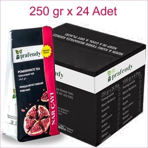 PRAFENDY NAR ÇAYI GERÇEK MEYVE TANELİ 250 gr x 24 Ad.