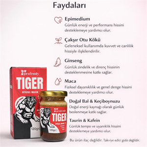 PRAFENDY TIGER BİTKİSEL MACUN 120 g
