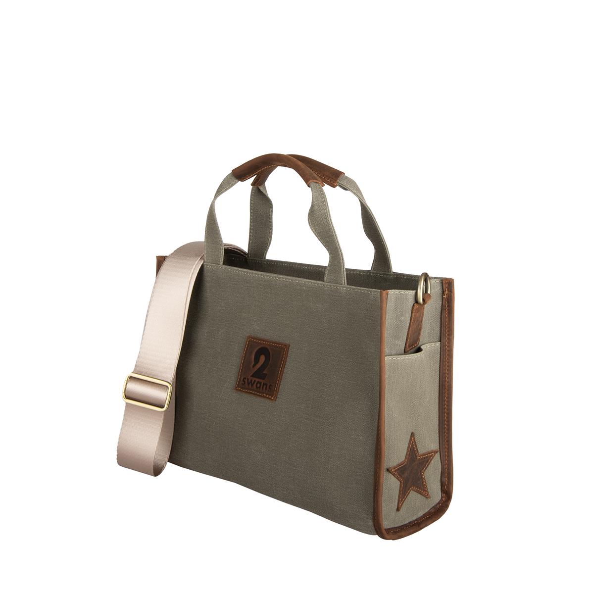 Kanvas Çanta Haki Küçük Boy