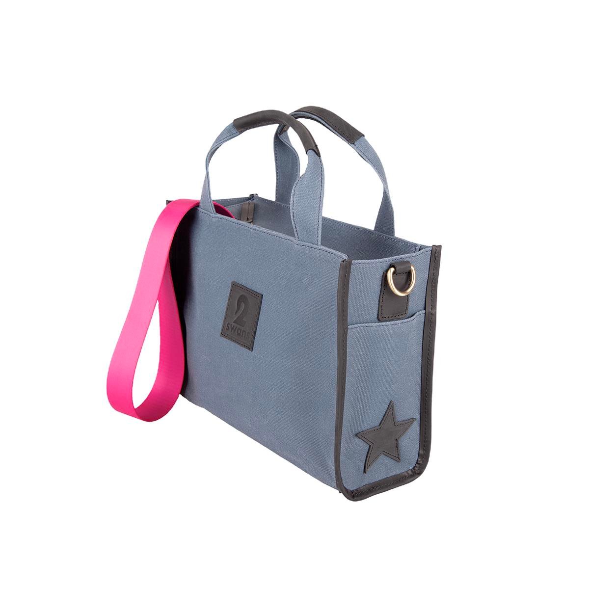 Kanvas Çanta Mavi Küçük Boy